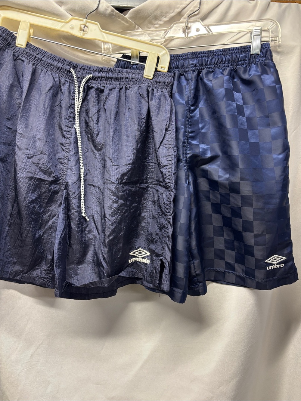 Umbro Boys Navy Blue Shorts - Two-Pack